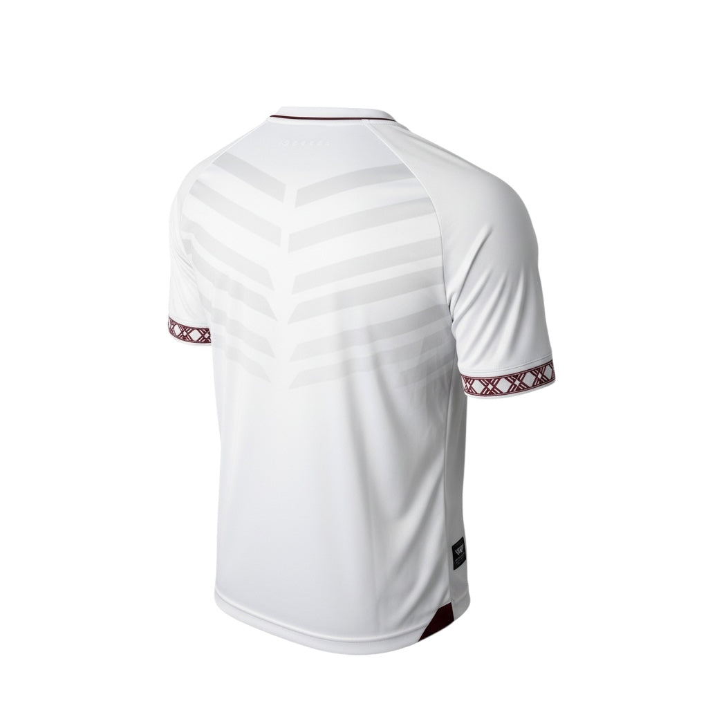 WAR white sublimated design jersey
