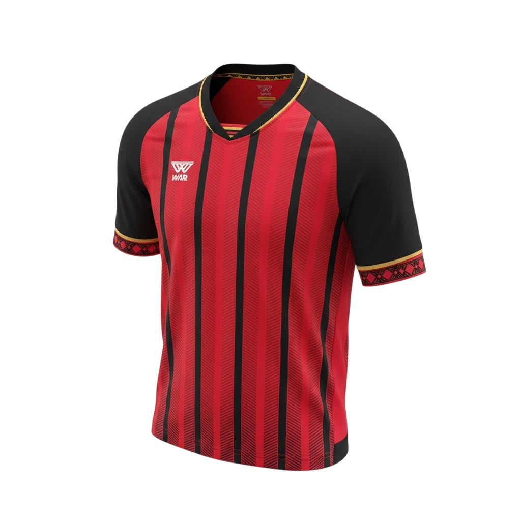 WAR Red/Black Stripes Jersey