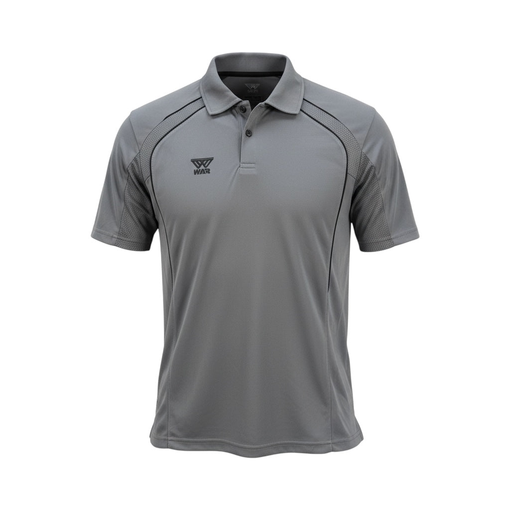WAR Gray Polo