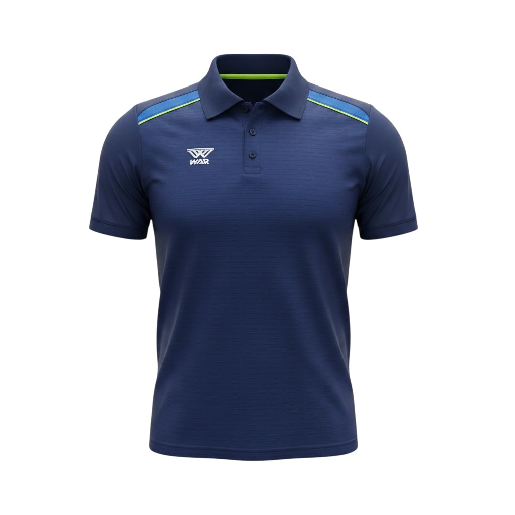 WAR Navy Blue Polo